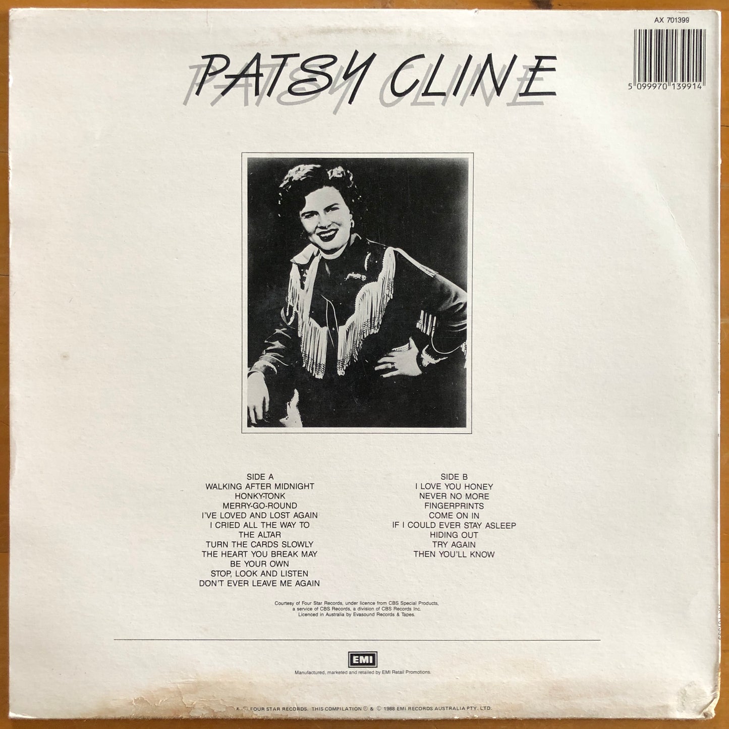 Patsy Cline - Walking After Midnight