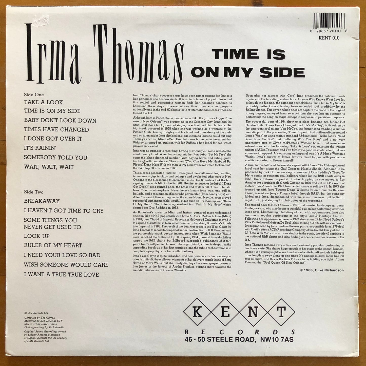 Irma Thomas - Time Is On My Side