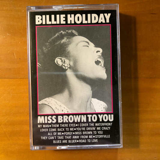 Billie Holiday - Miss Brown To You (cassette)