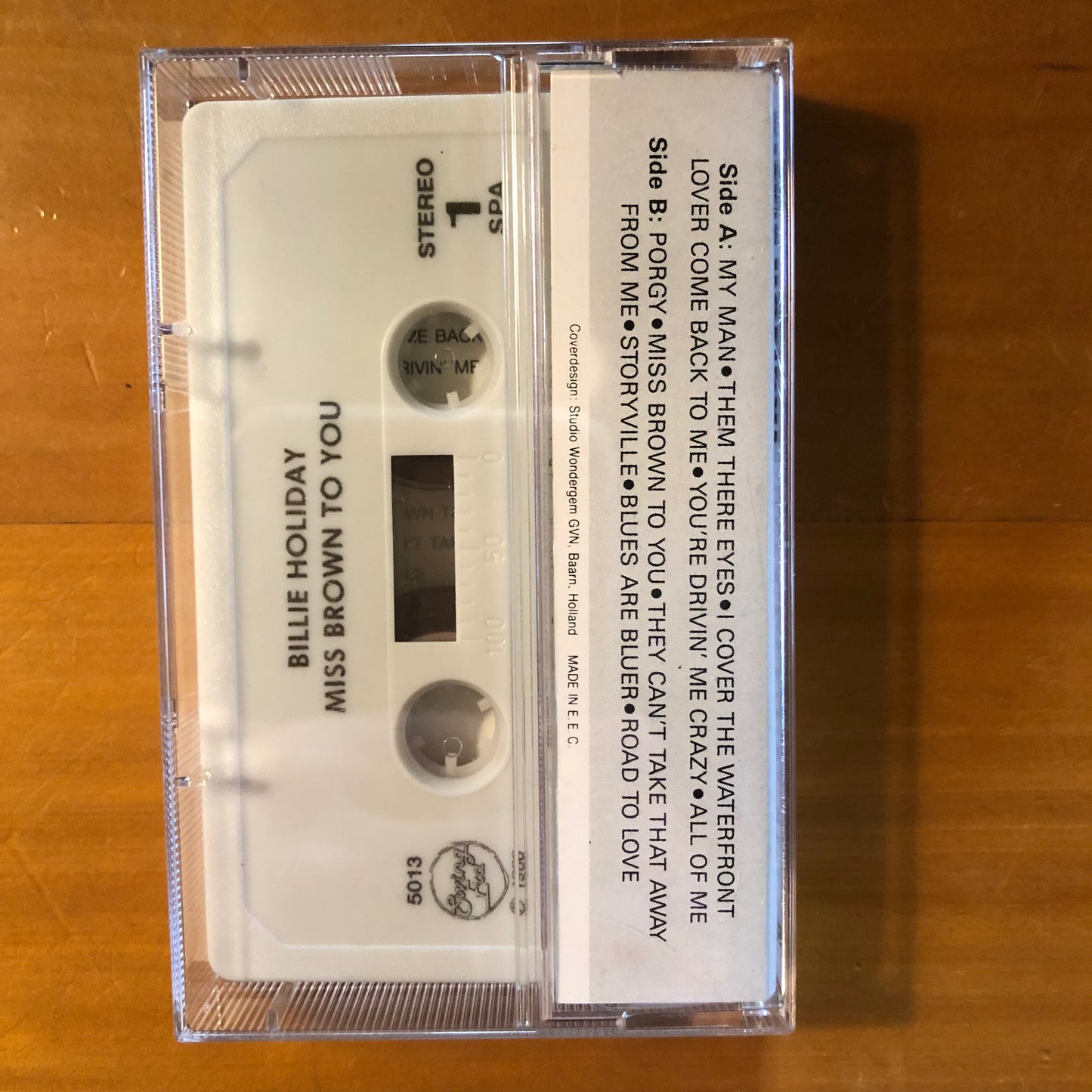 Billie Holiday - Miss Brown To You (cassette)