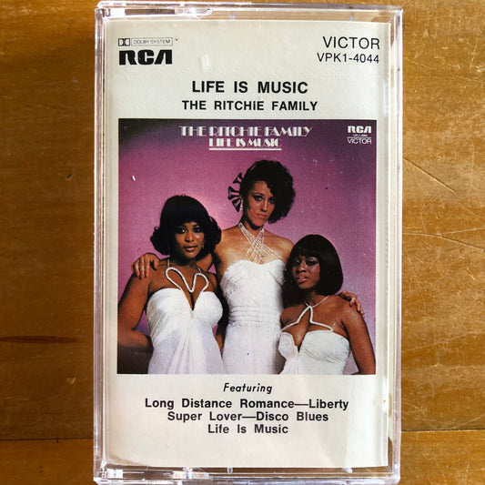 The Ritchie Family - Life Is Music (cassette)