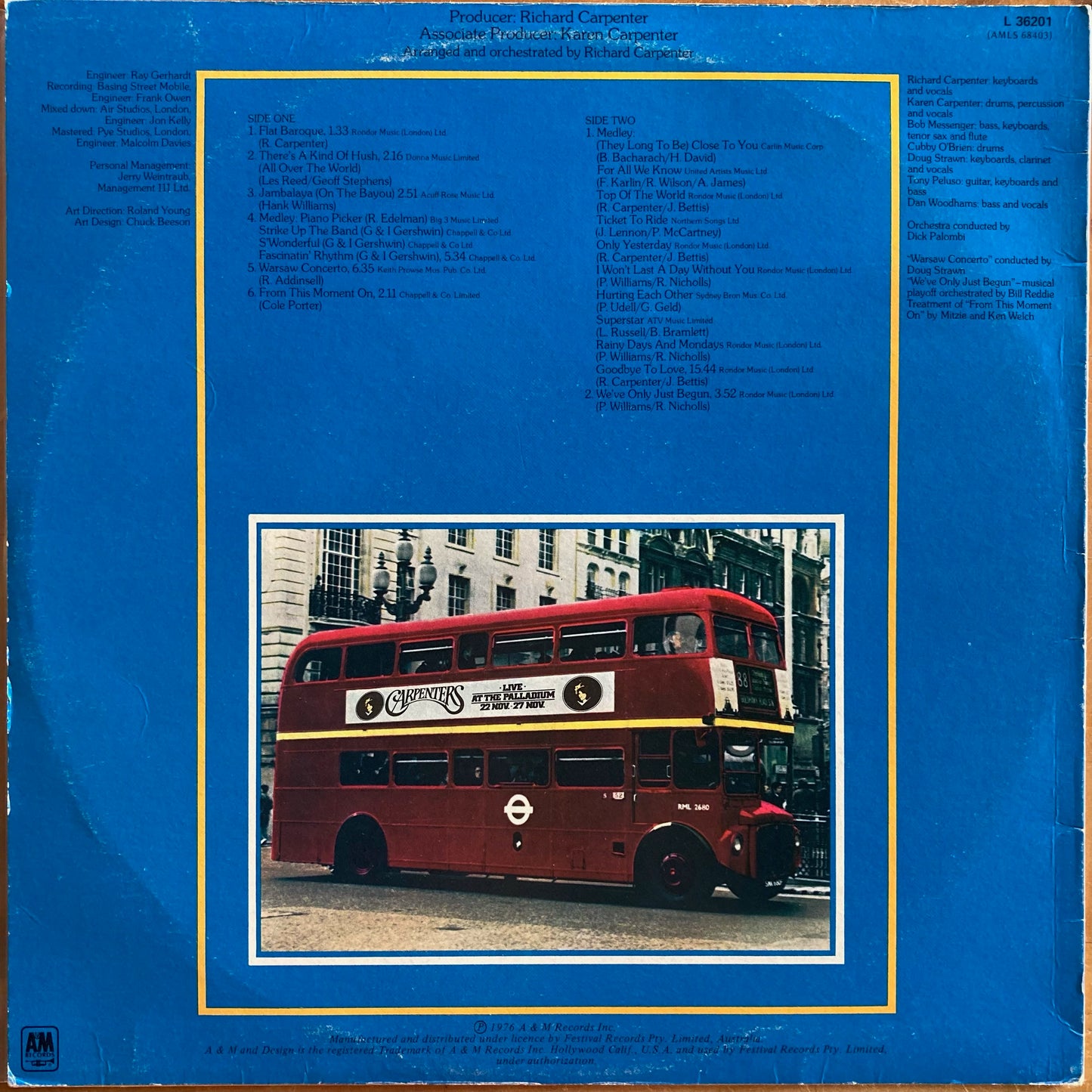 Carpenters - Live At The Palladium