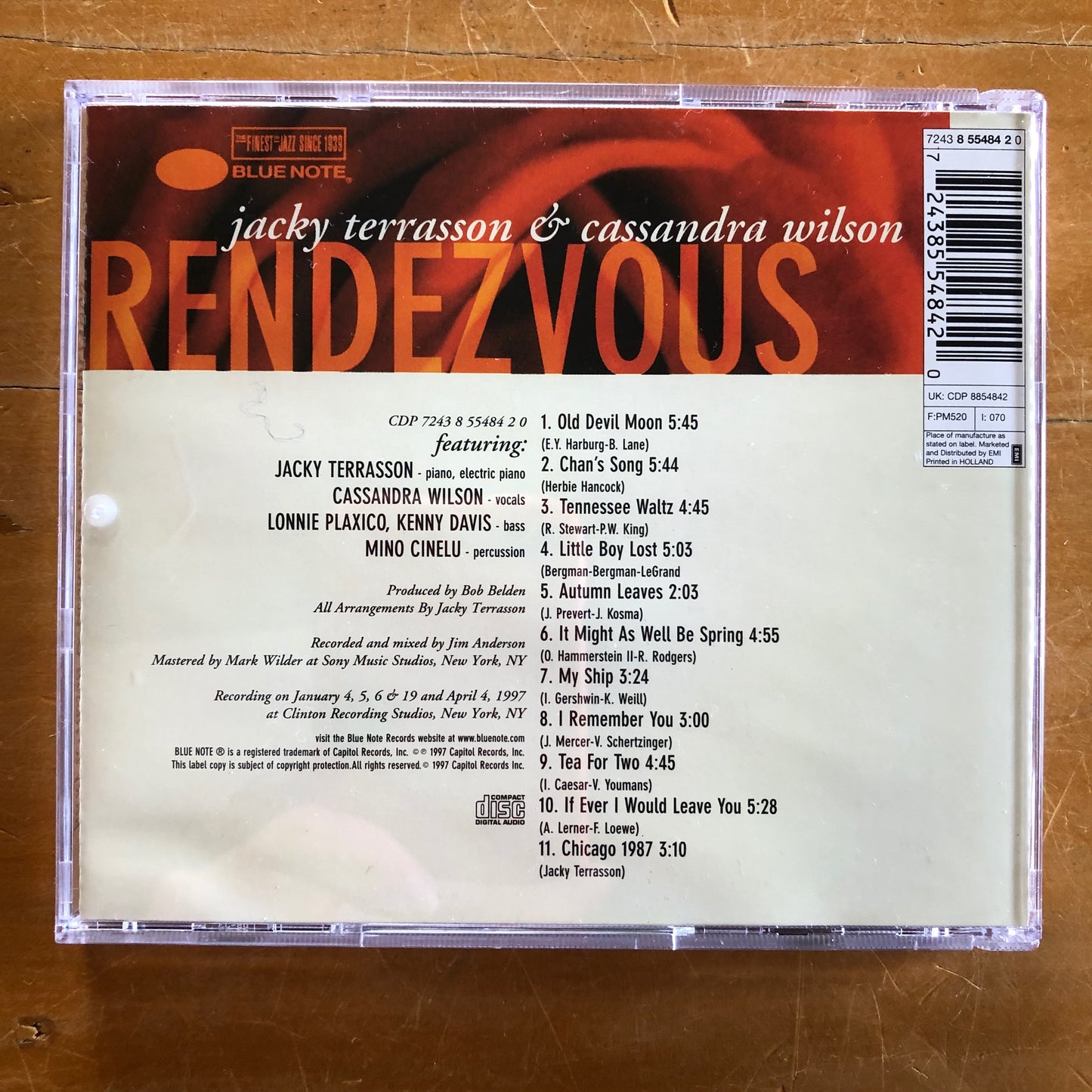 Cassandra Wilson & Jacky Terrasson - Rendezvous (CD)