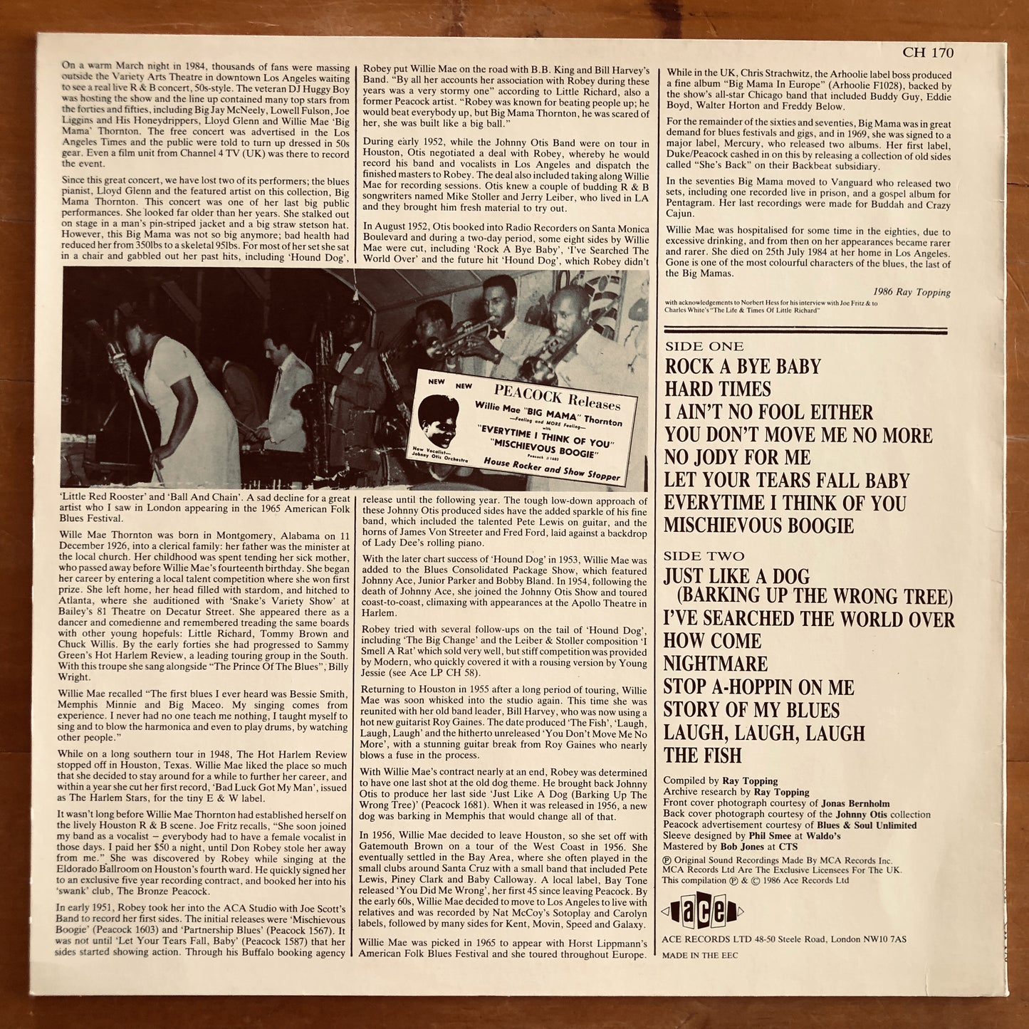 Big Mama Thornton - Quit Snoopin' Round My Door