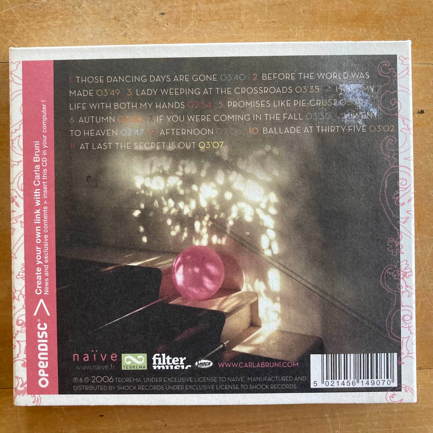 Carla Bruni - No Promises (CD)