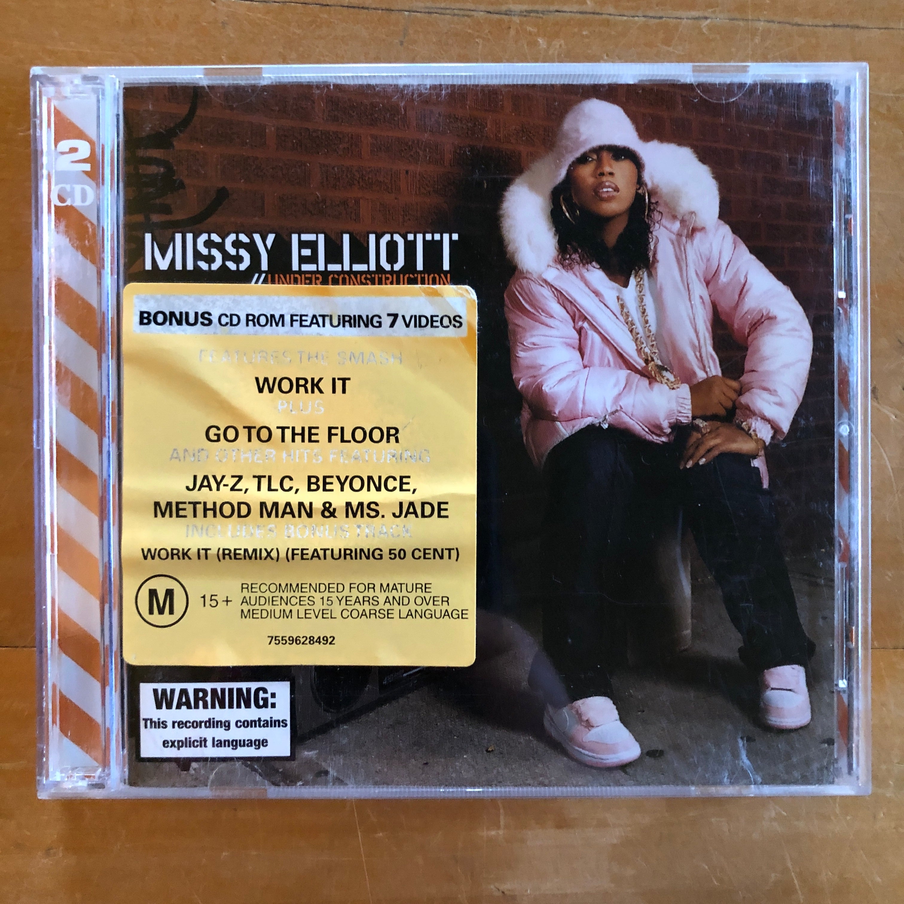 Missy Elliott Under Construction CD Suffragette Records missy-elliott-under-construction-cd-suffragette-records