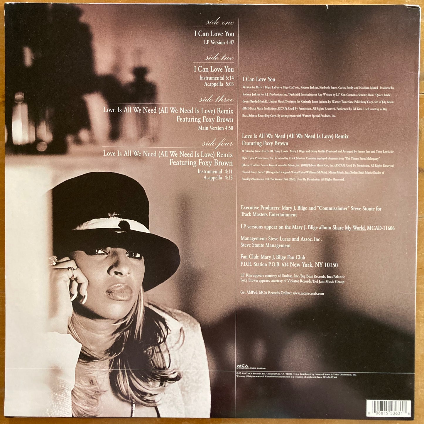 Mary J Blige - I Can Love You (2x 12")