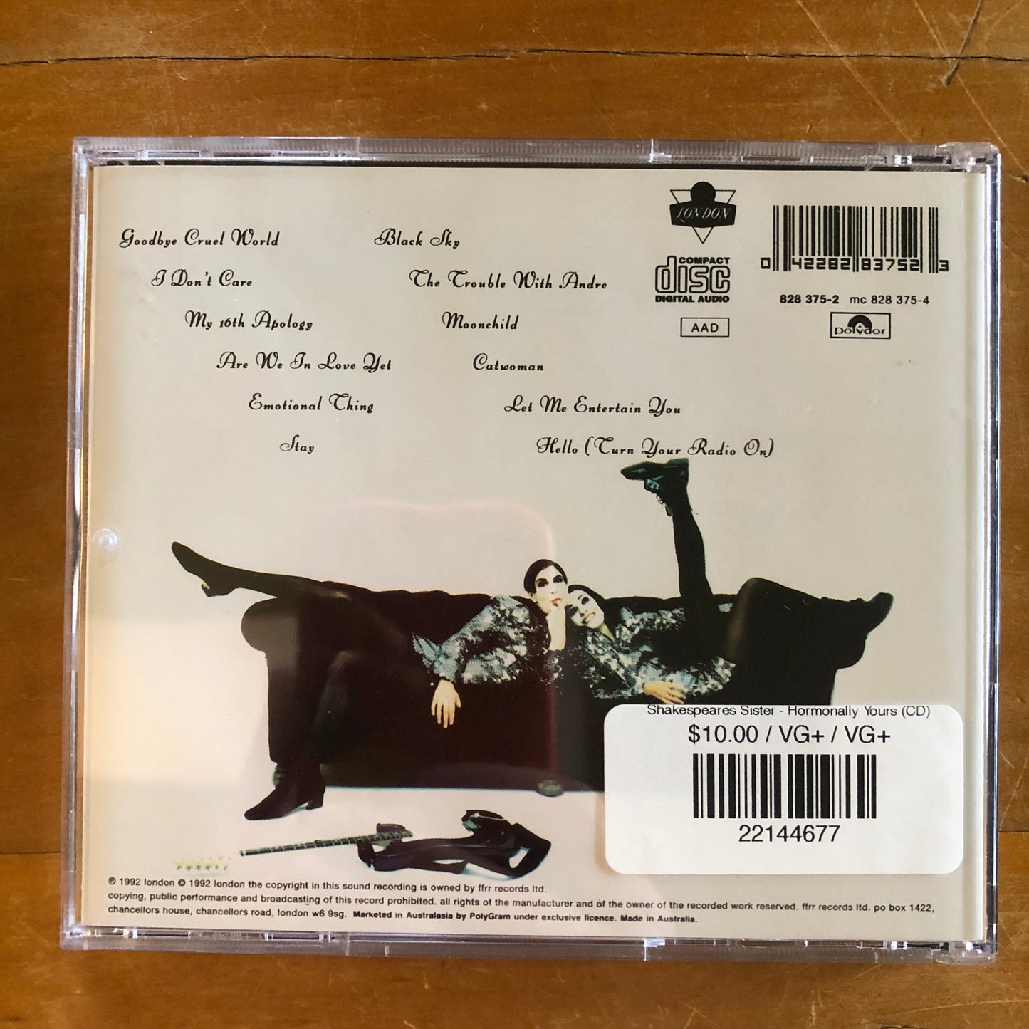 Shakespeares Sister - Hormonally Yours (CD)