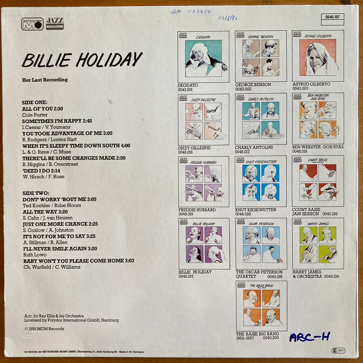 Billie Holiday - Billie Holiday