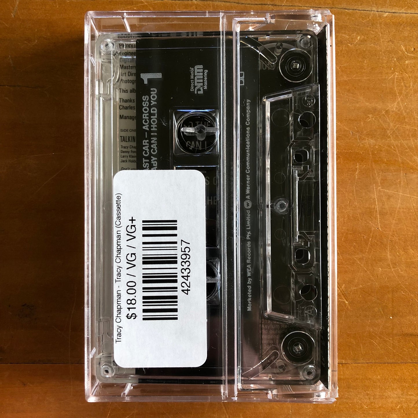 Tracy Chapman - Tracy Chapman (Cassette)