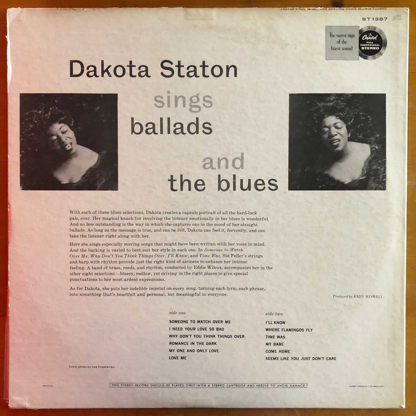 Dakota Staton - Sings Ballads And The Blues