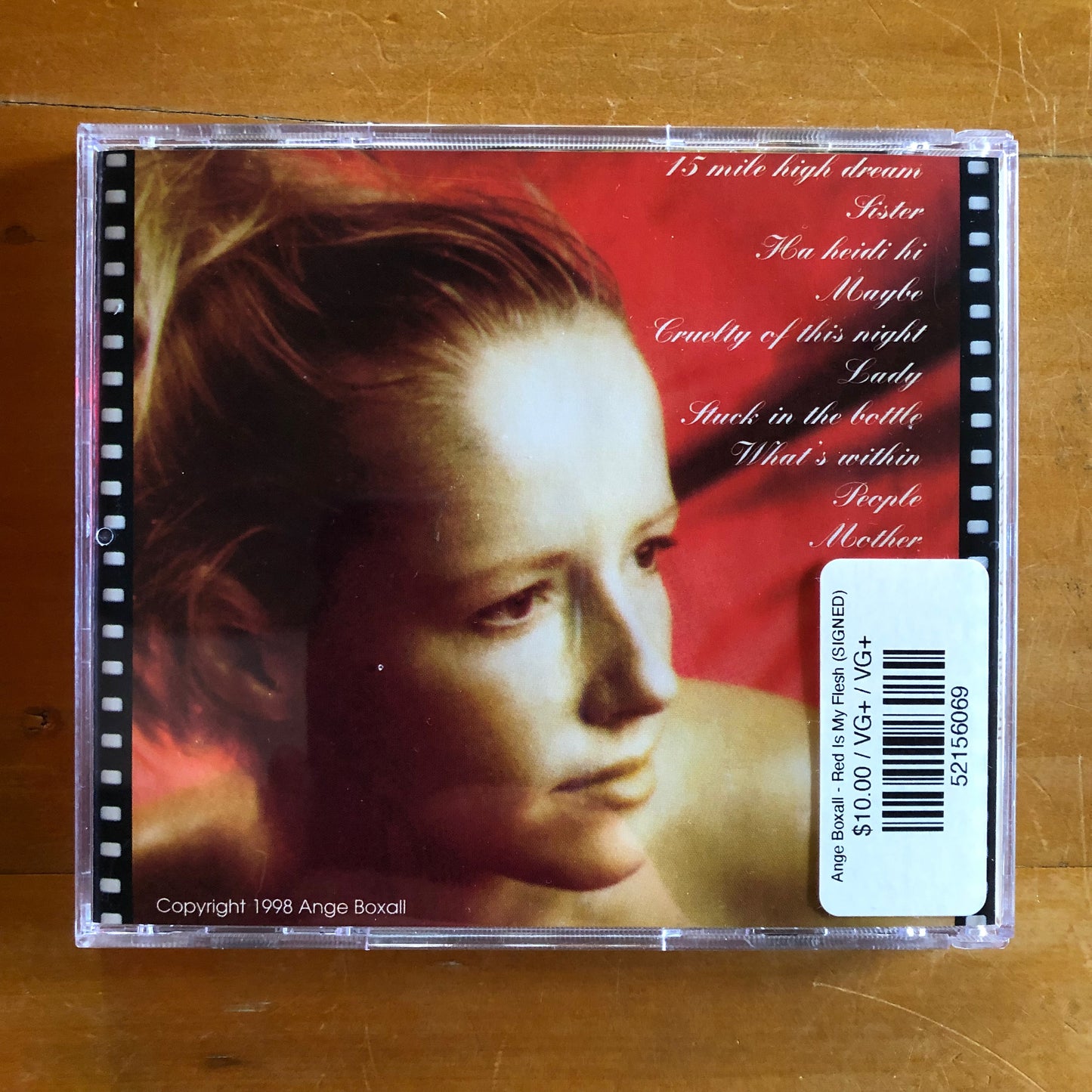 Ange Boxall - Red Is My Flesh (SIGNED)