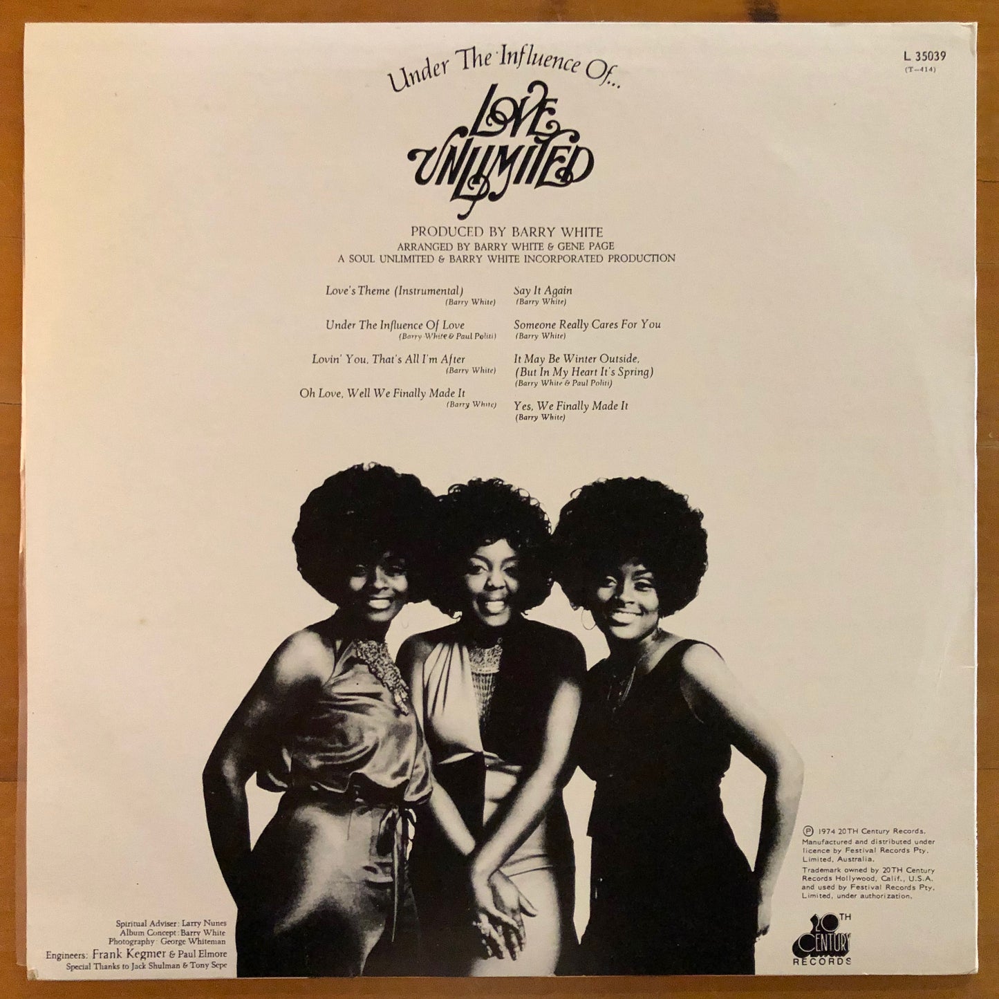 Love Unlimited - Under The Influence Of Love Unlimited