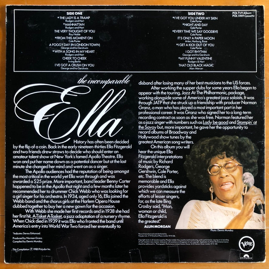 Ella Fitzgerald - The Incomparable Ella