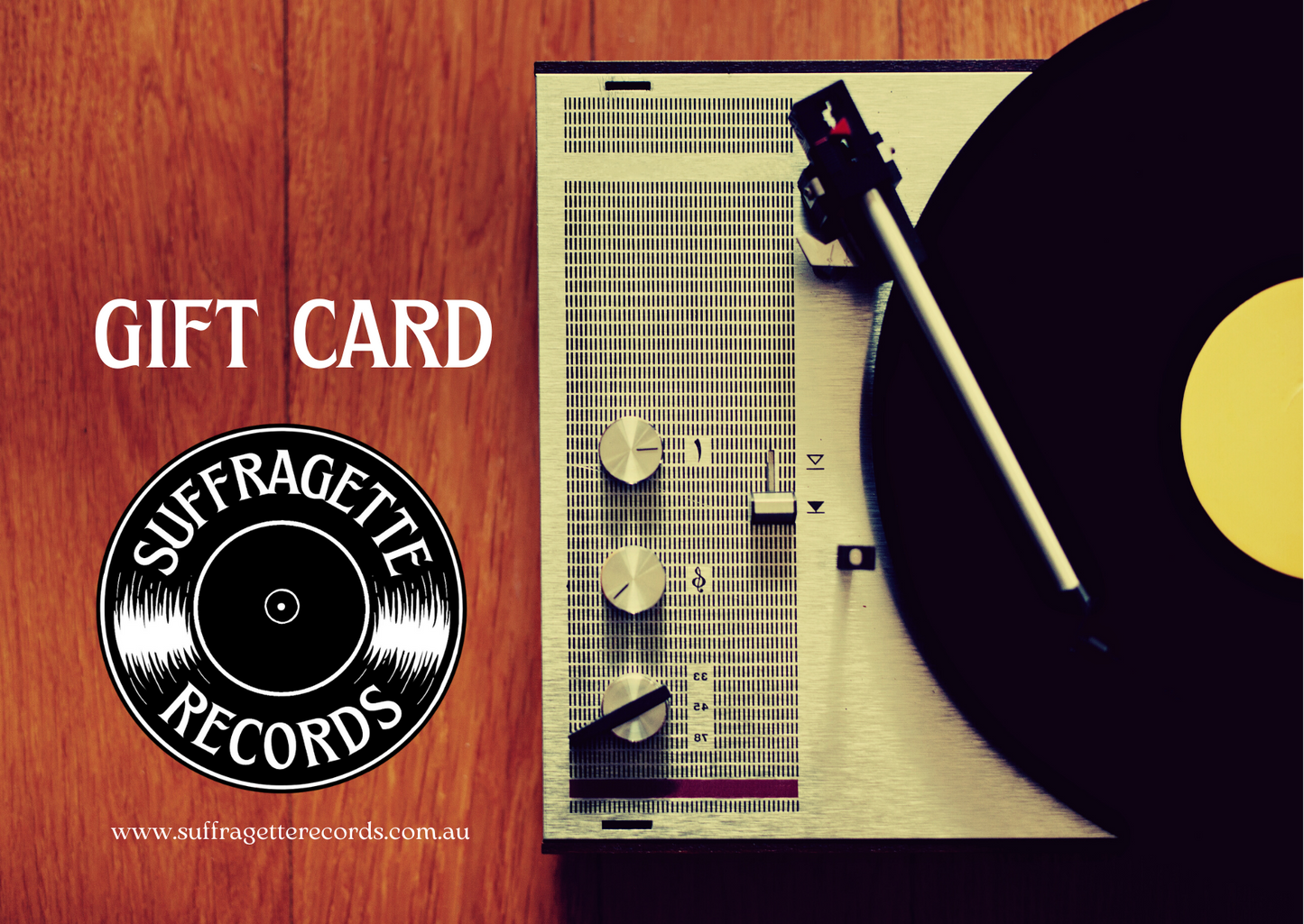 Suffragette Records Gift Voucher