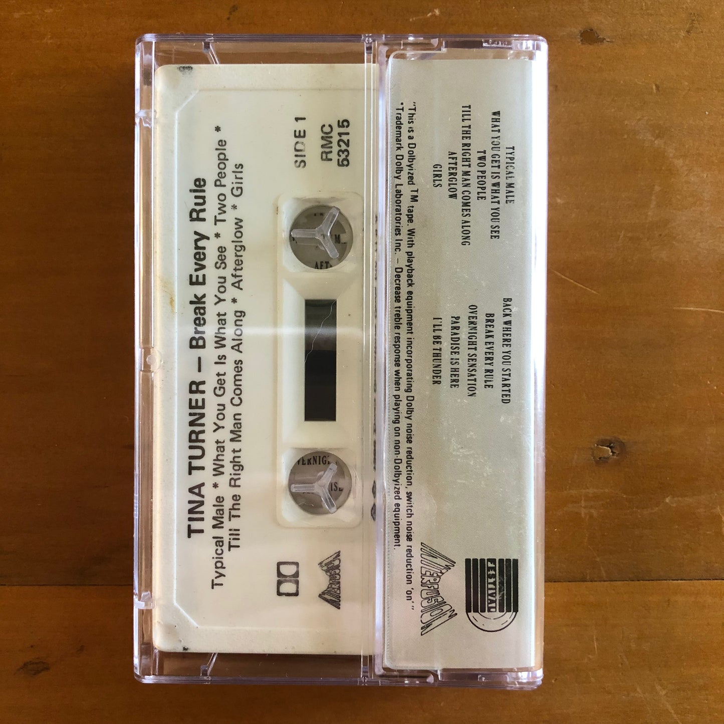 Tina Turner - Break Every Rule (cassette)
