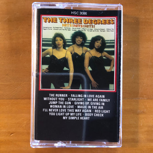 The Three Degrees - Hits! Hits! Hits! (cassette)