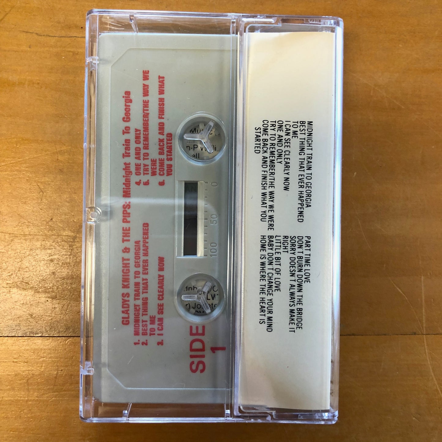 Gladys Knight & The Pips - Midnight Train To Georgia (cassette)