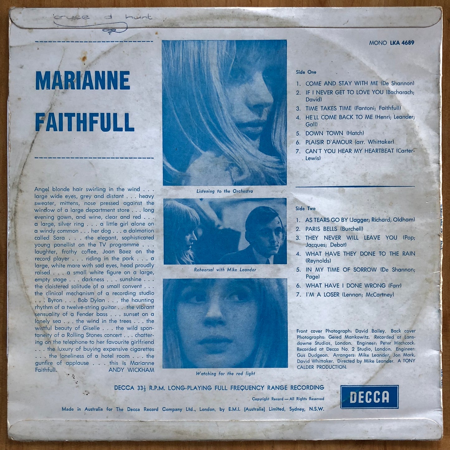 Marianne Faithfull - Self-titled