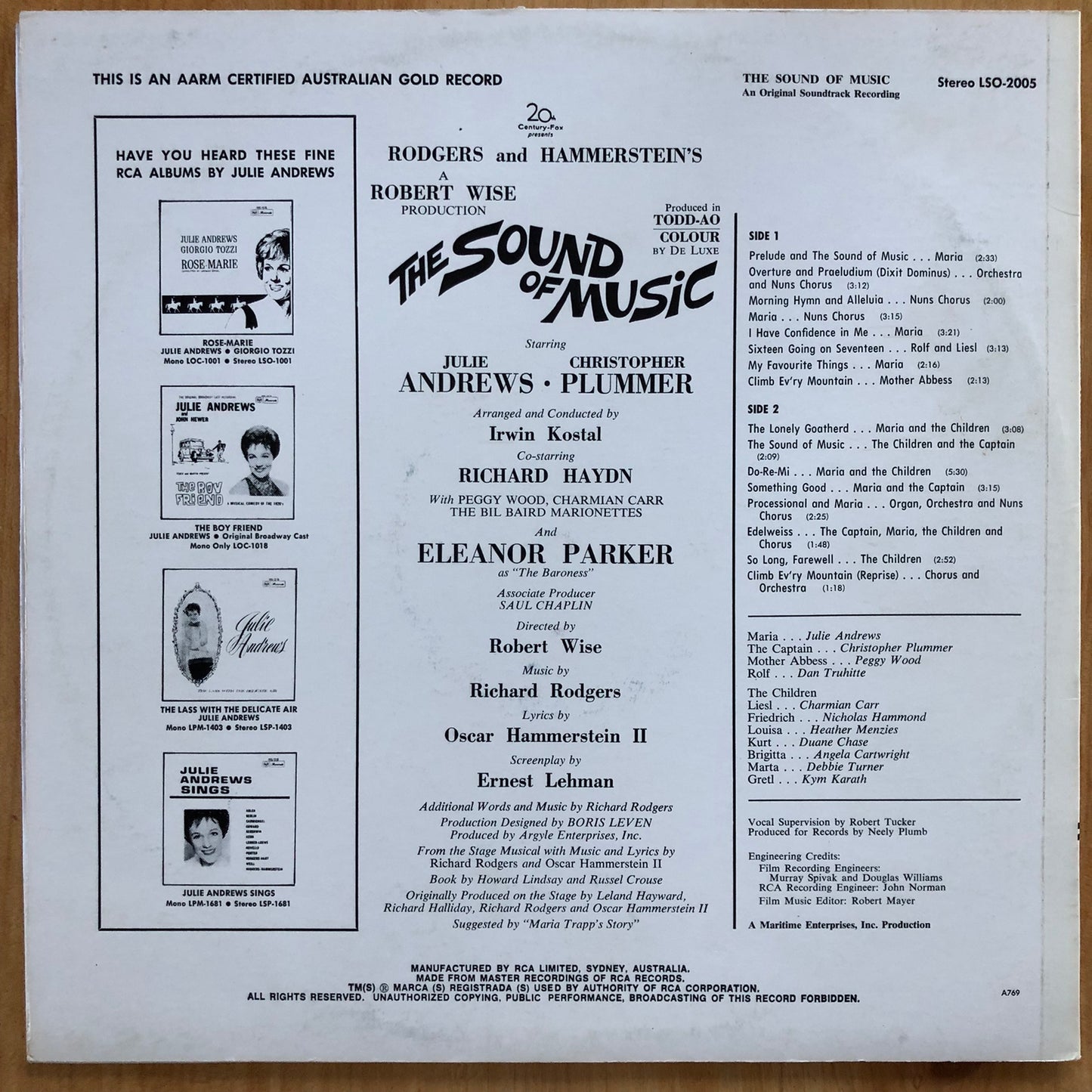 Various - The Sound of Music (soundtrack)