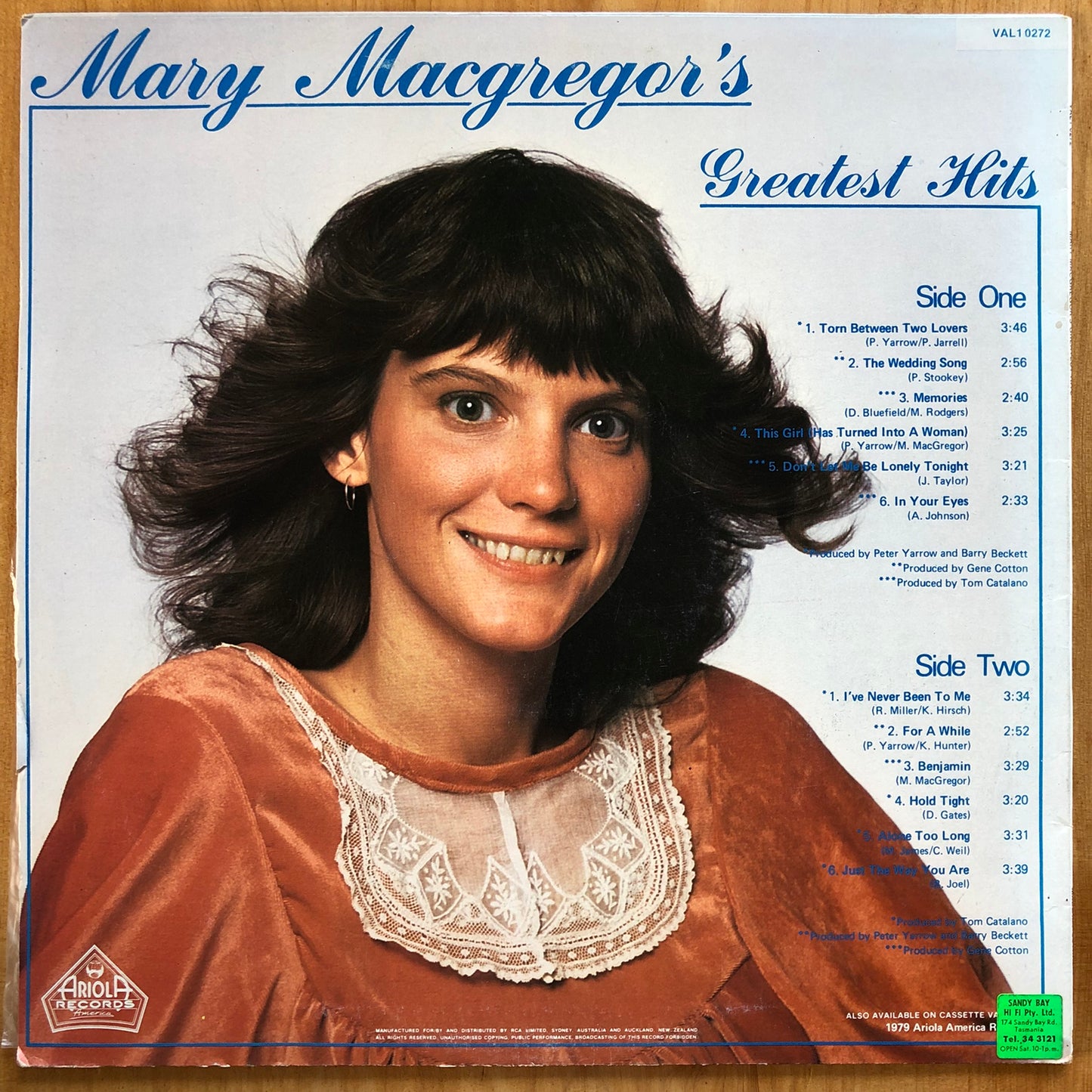 Mary Macgregor - Greatest Hits