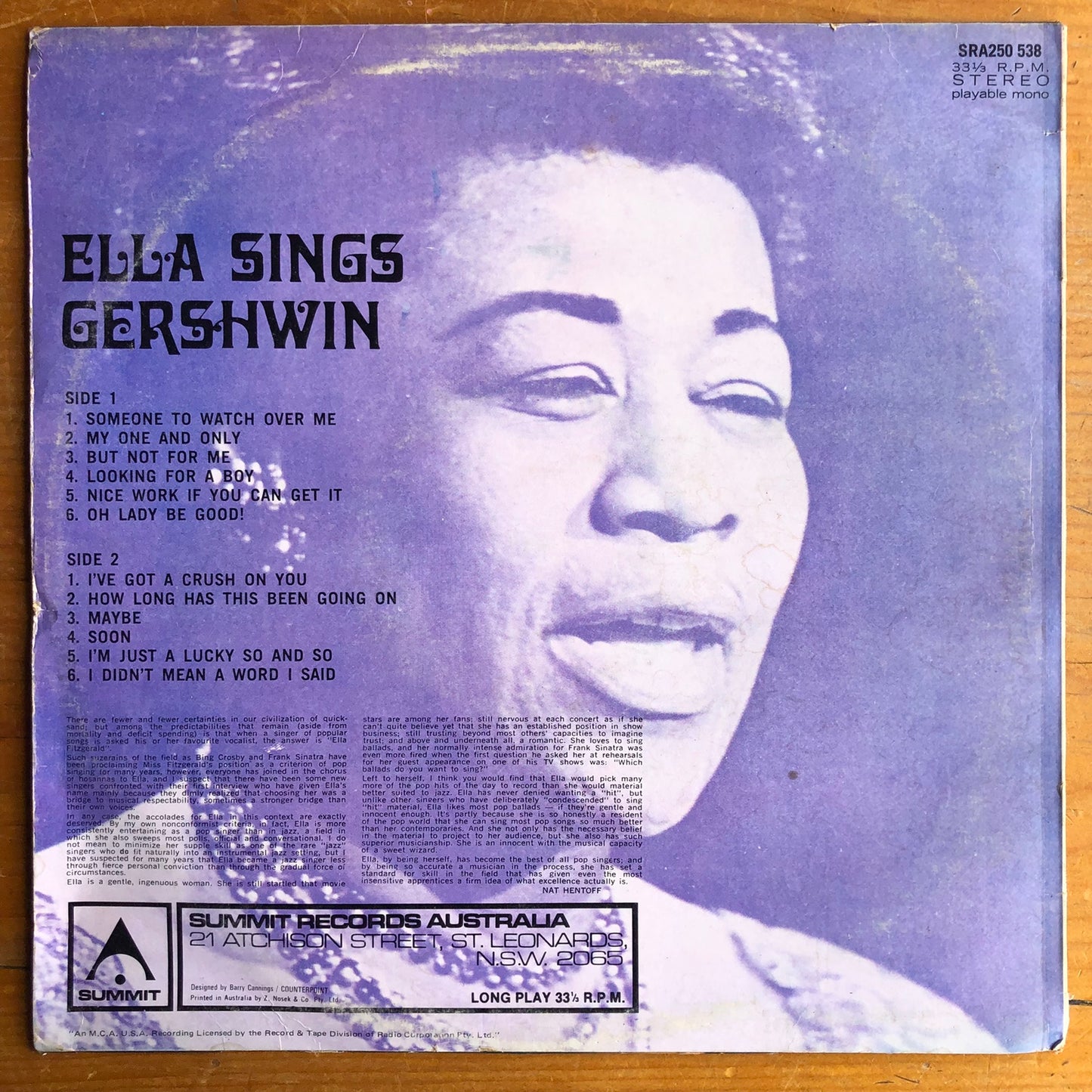 Ella Fitzgerald - Sings Gershwin