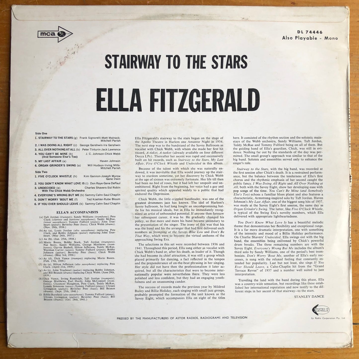 Ella Fitzgerald - Stairway to the Stars