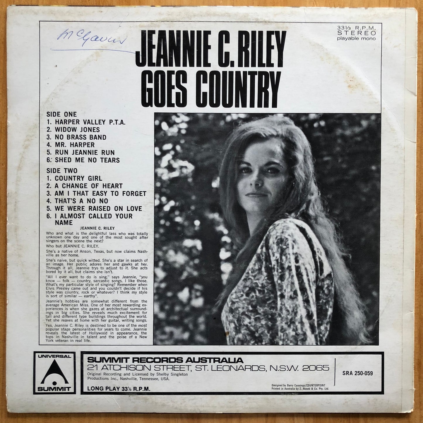 Jeannie C. Riley - Goes Country