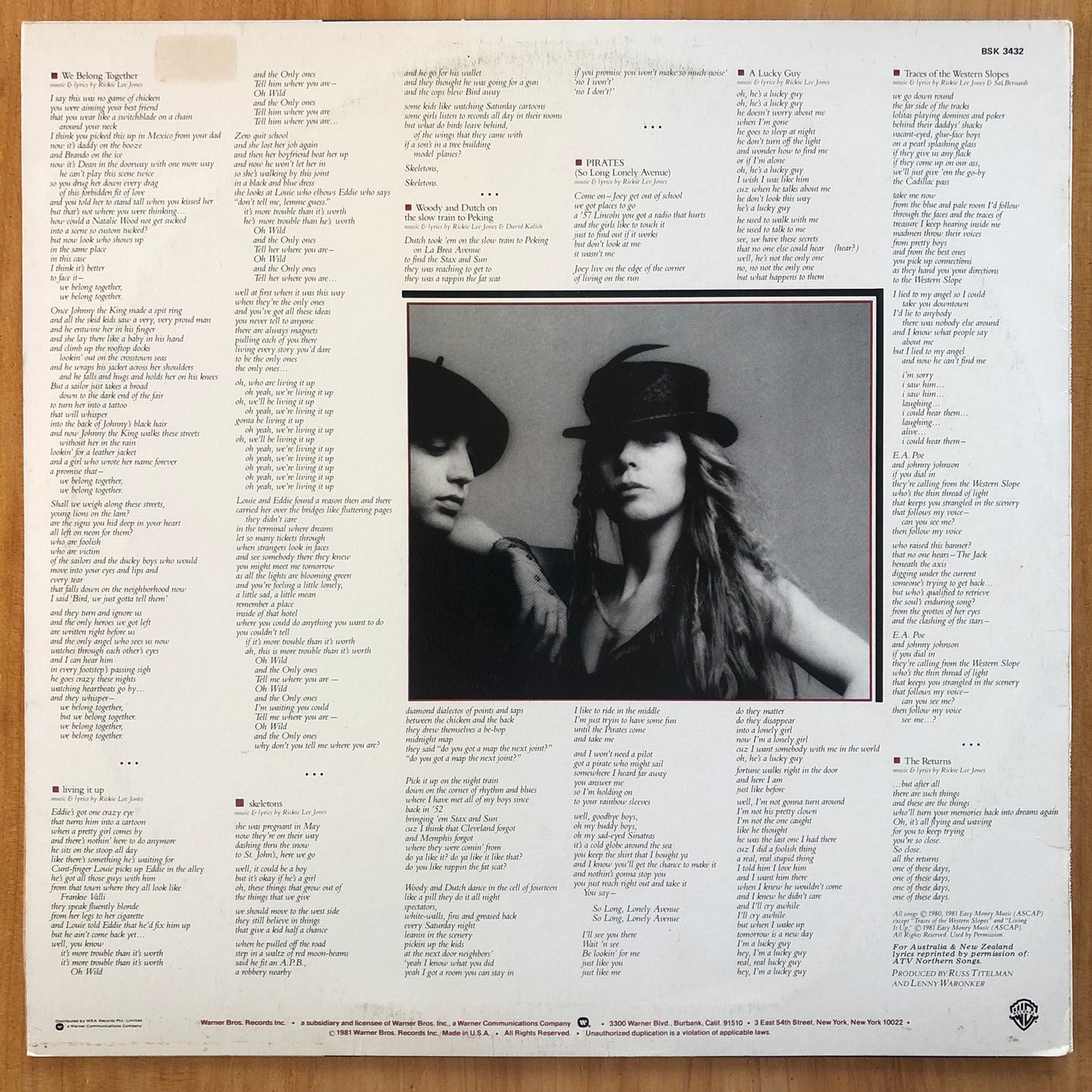 Rickie Lee Jones - Pirates