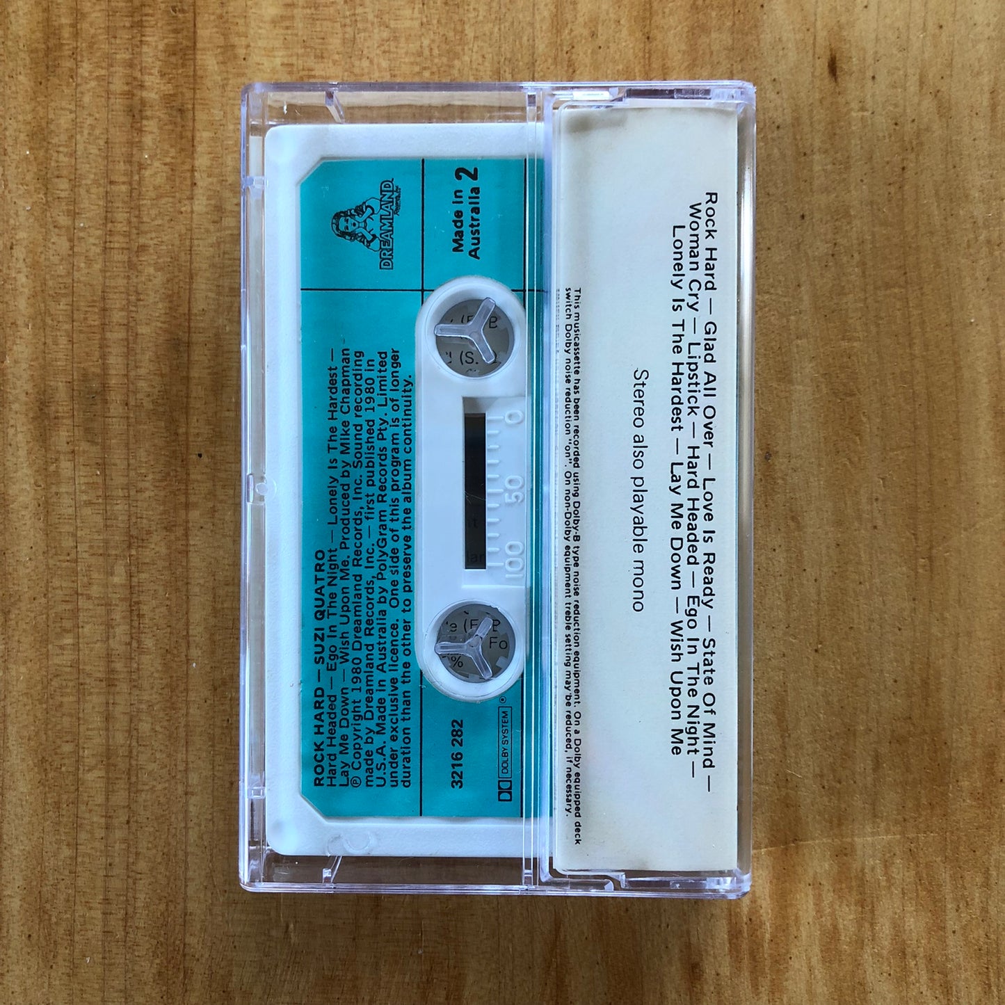 Suzi Quatro - Rock Hard (cassette)