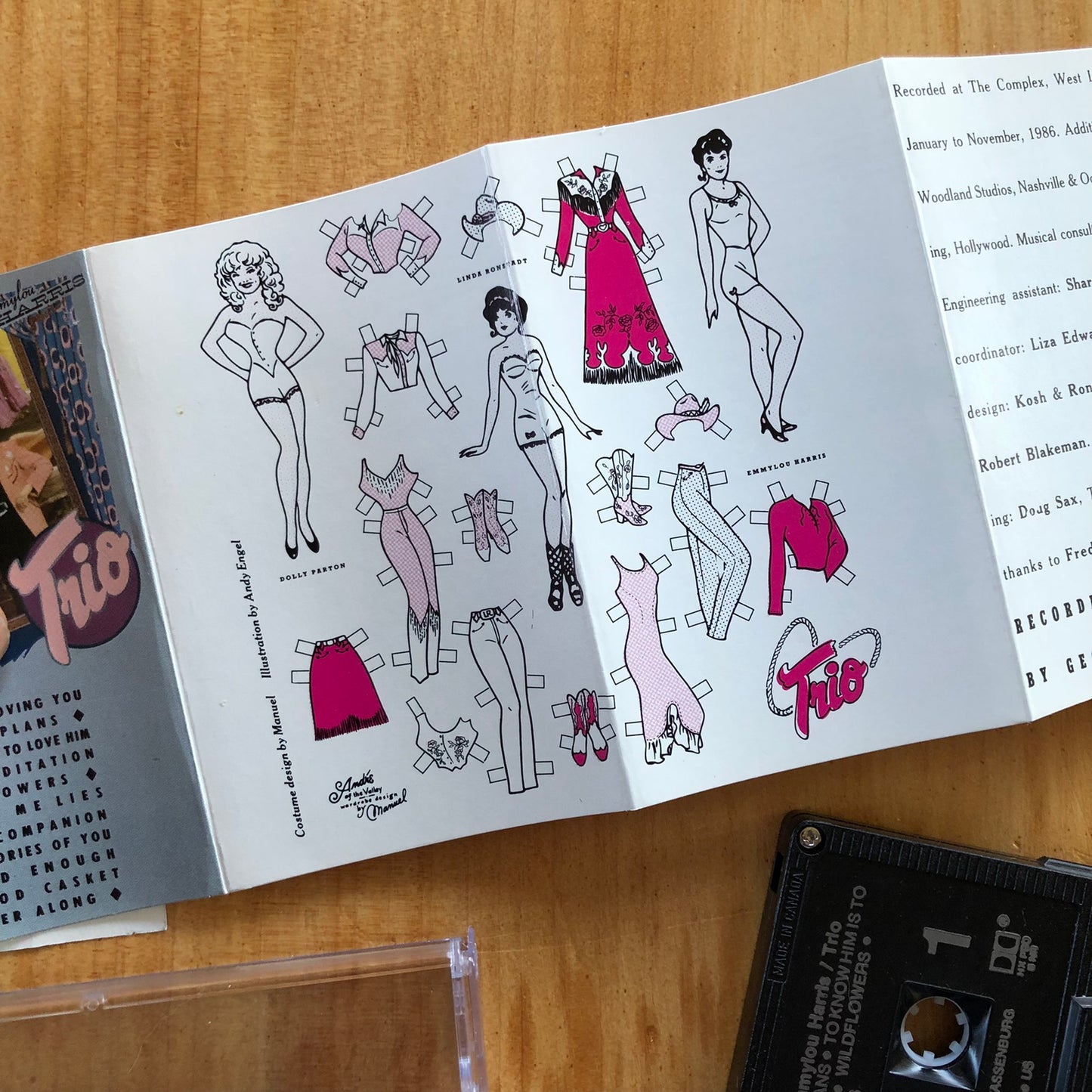 Dolly Parton, Linda Ronstadt & Emmylou Harris - Trio (cassette)