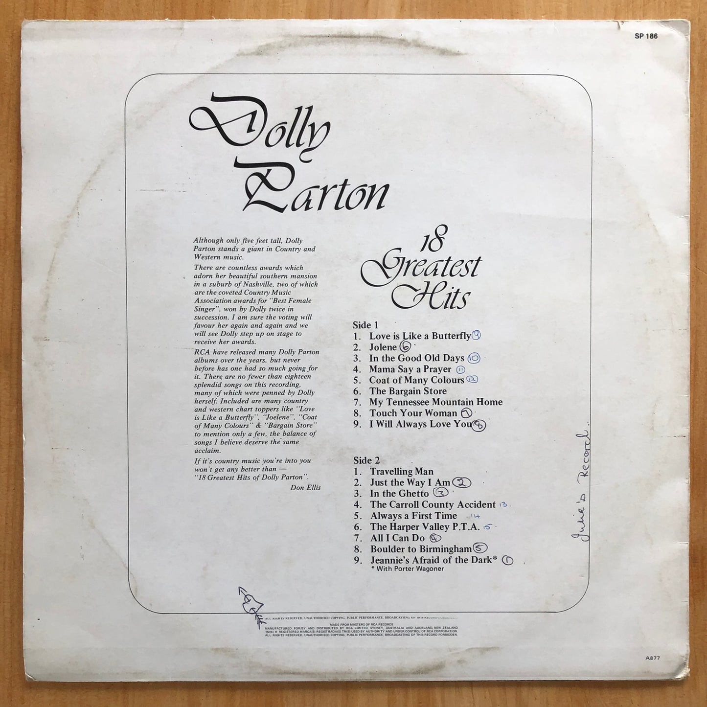 Dolly Parton - 18 Greatest Hits