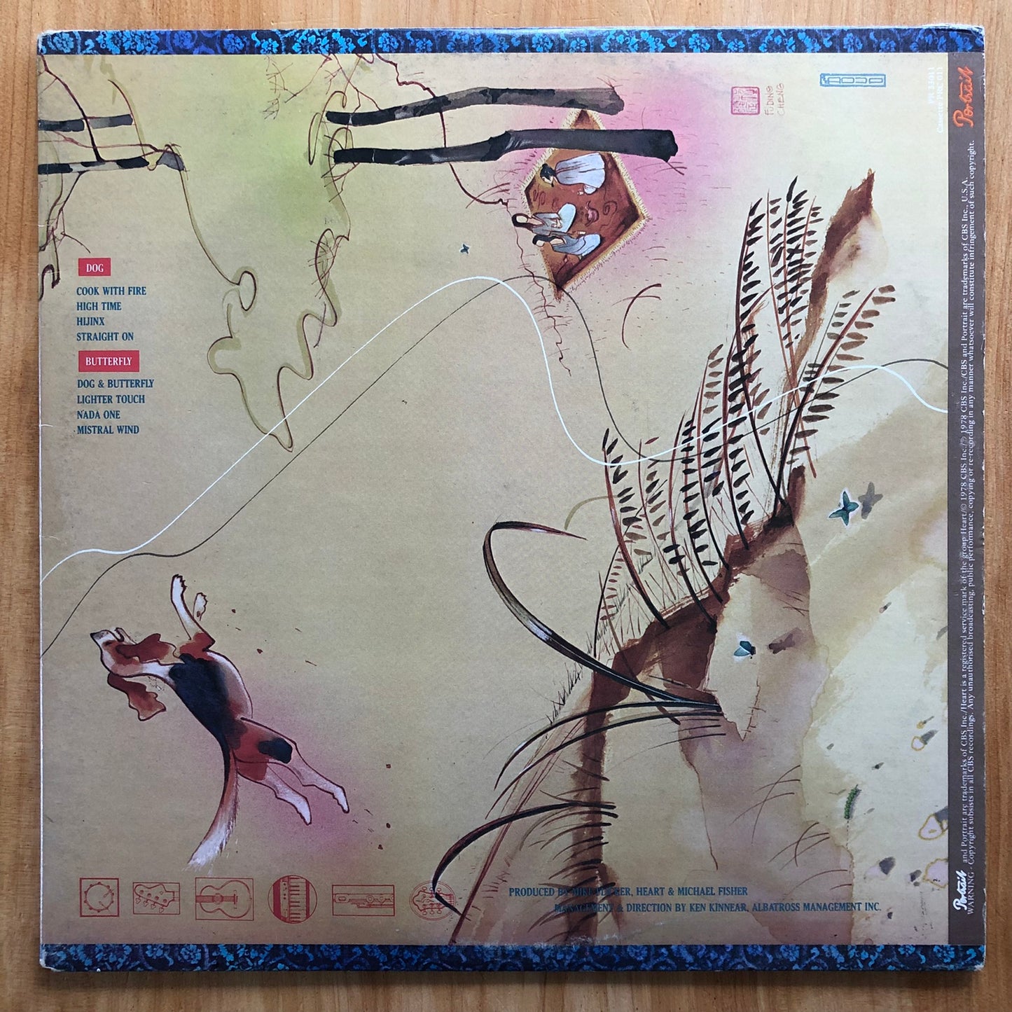 Heart - Dog & Butterfly