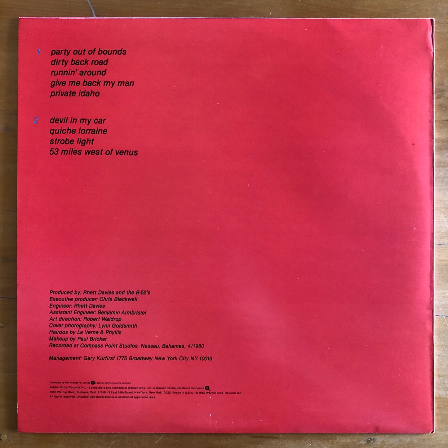 The B-52's - Wild Planet