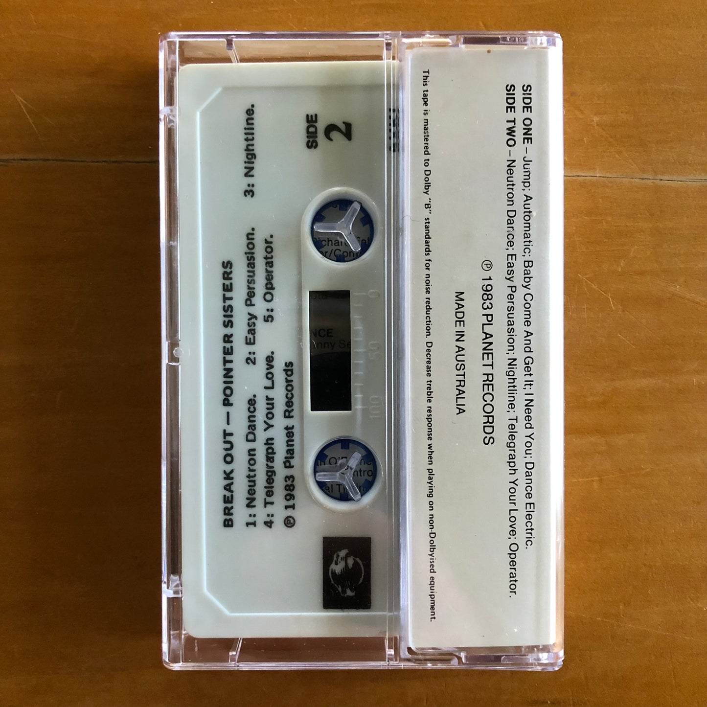 Pointer Sisters - Break Out (cassette)