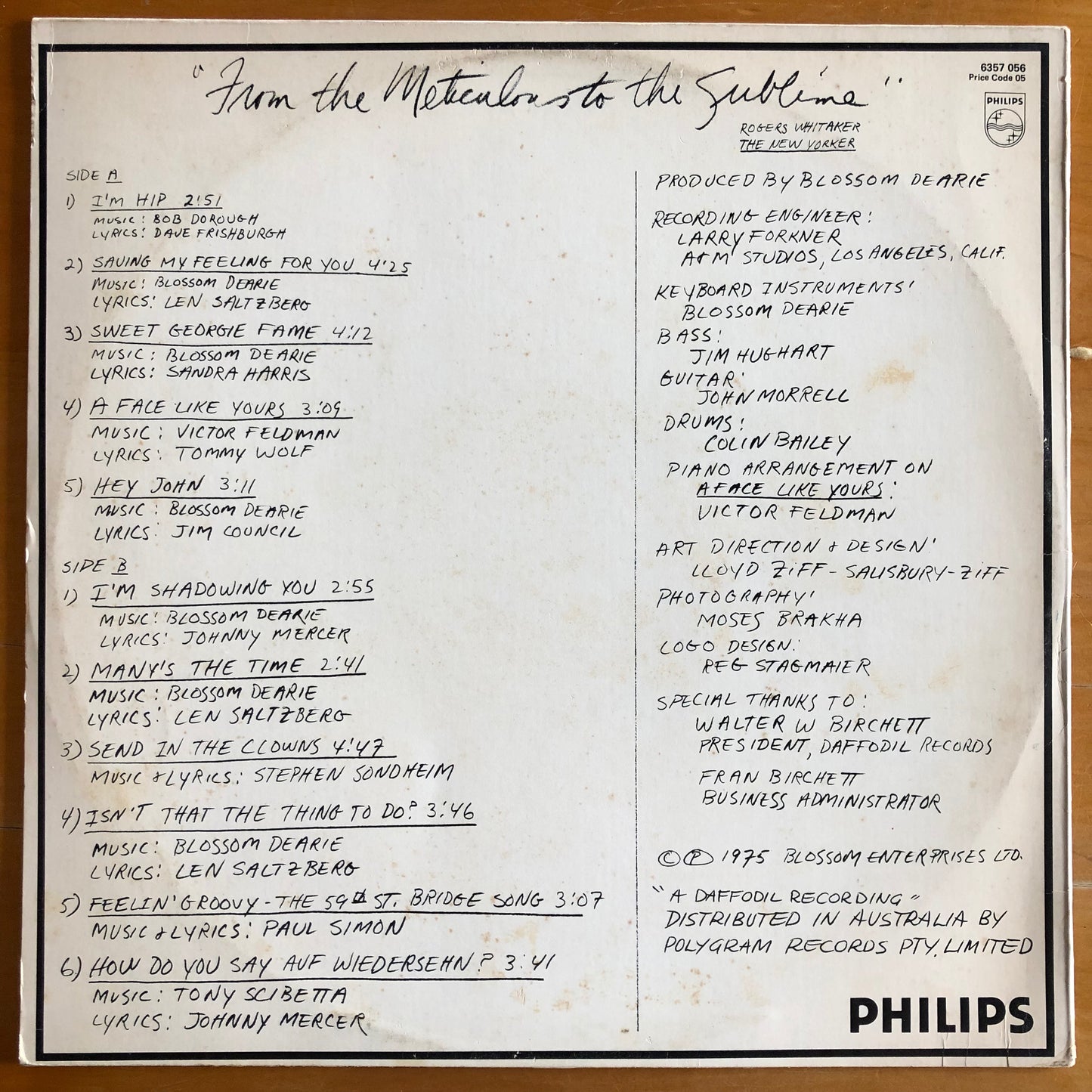 Blossom Dearie - 1975: From the Meticulous to the Sublime
