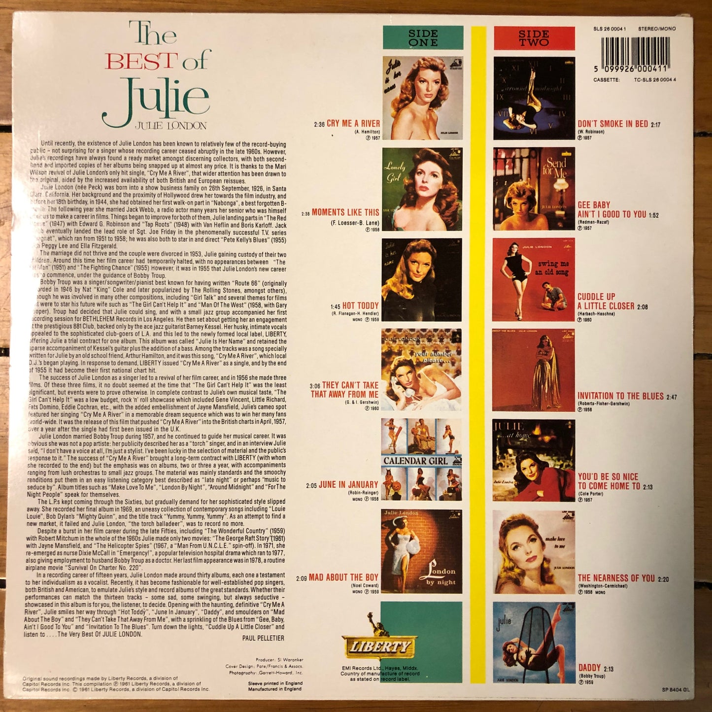 Julie London - The Best of Julie London
