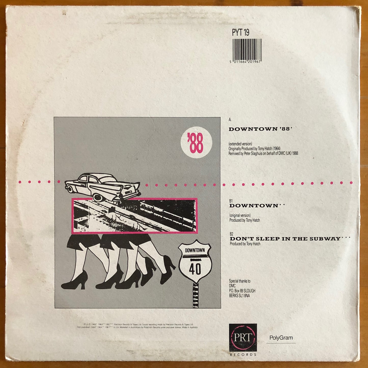 Petula Clark - Downtown '88 (12")