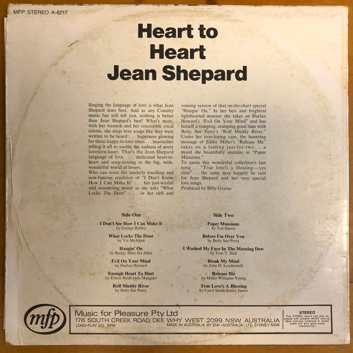 Jean Shepard - Heart To Heart