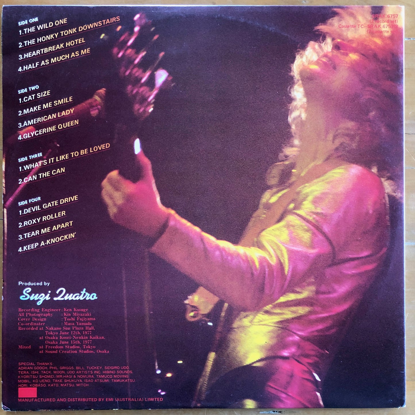 Suzi Quatro - Live And Kickin' (2xLP)