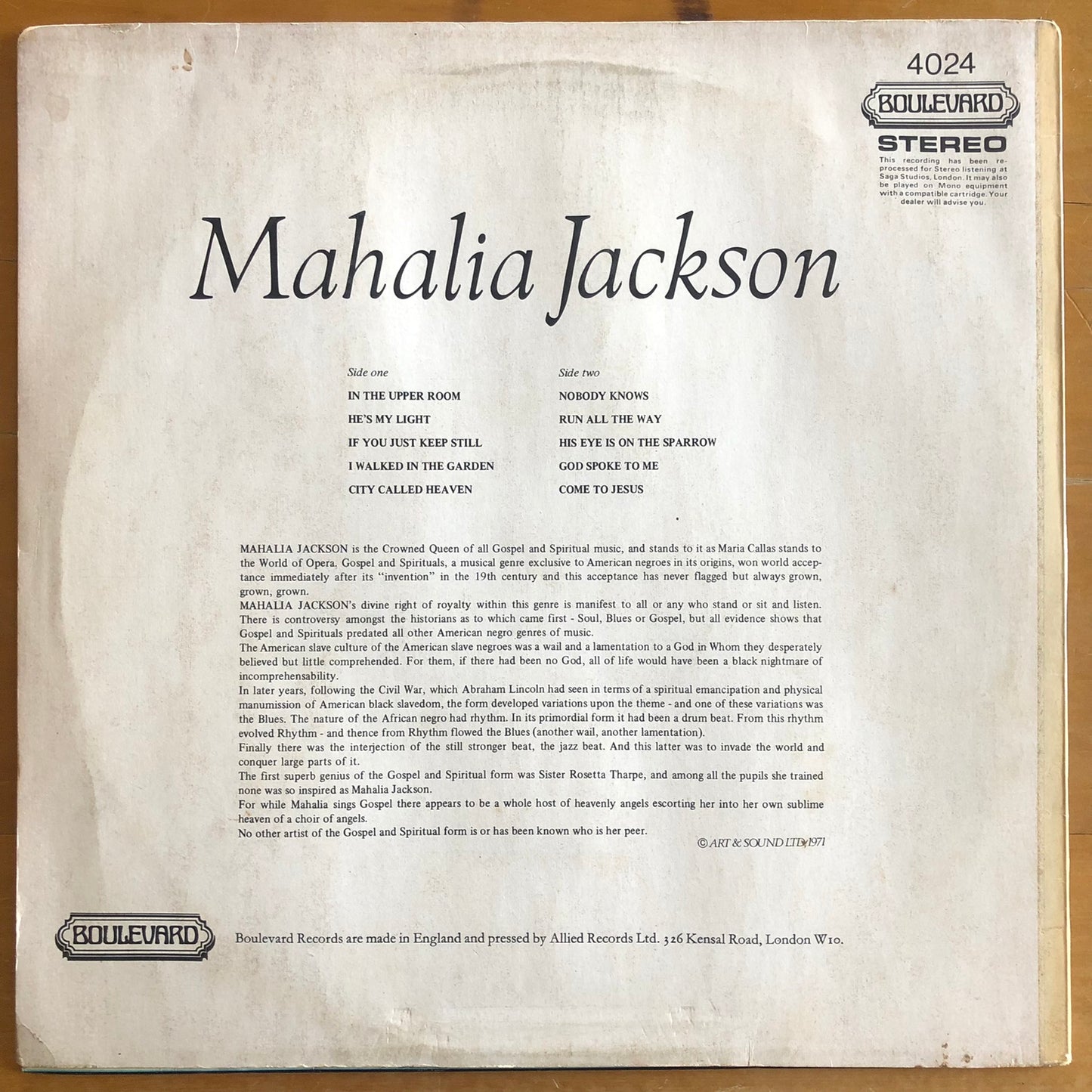 Mahalia Jackson - Mahalia Jackson