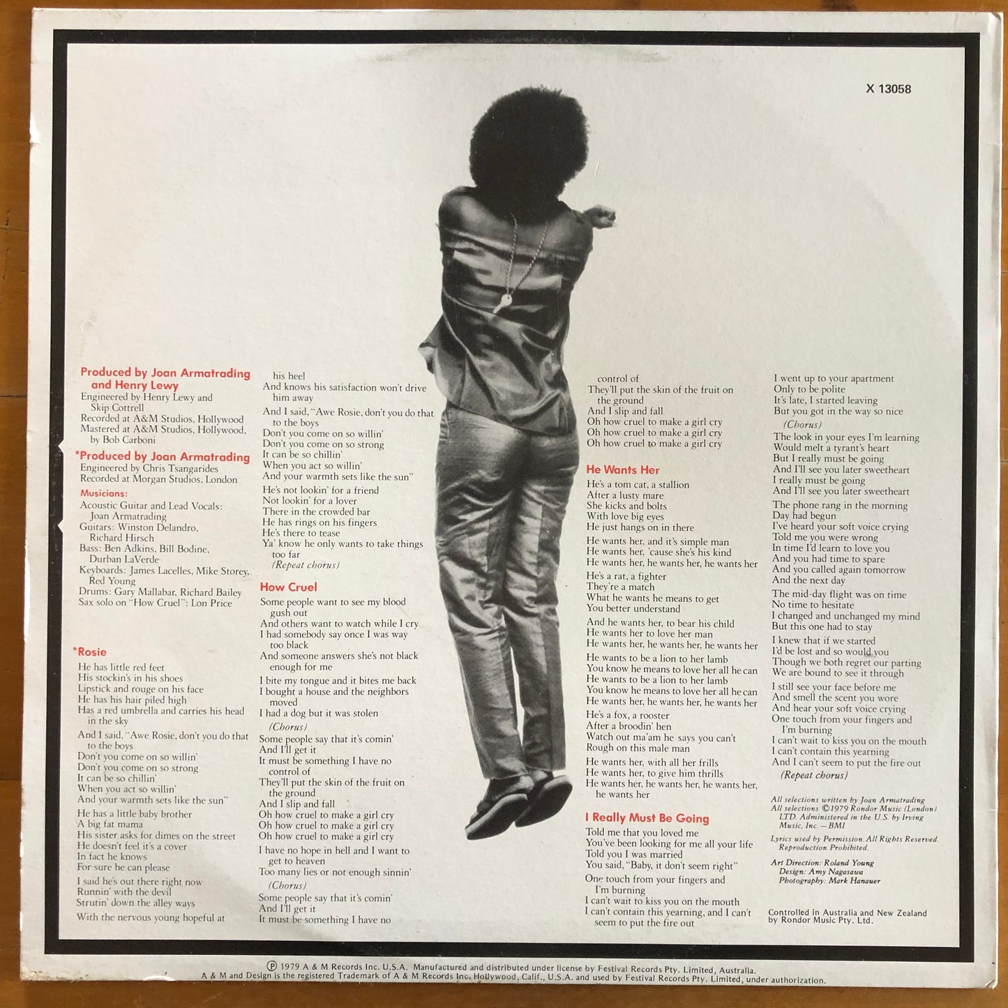 Joan Armatrading - How Cruel (12"EP)