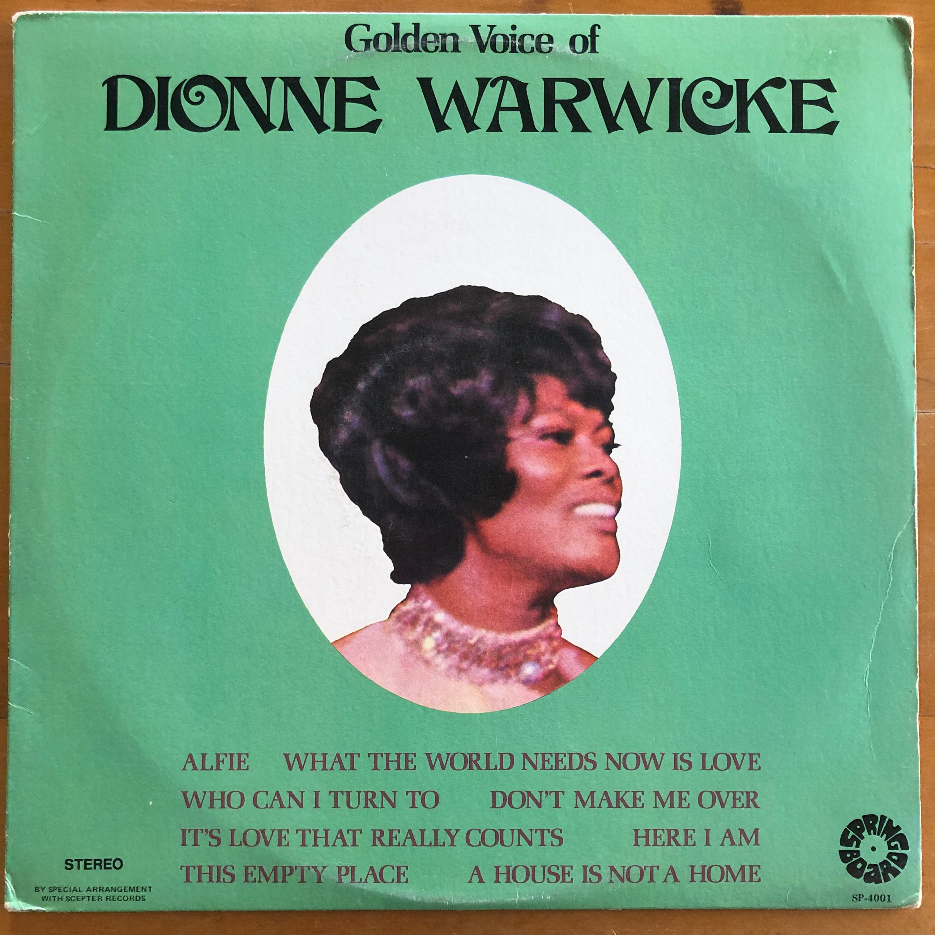 Dionne Warwick - The Golden Voice Of Dionne Warwicke – Suffragette Records