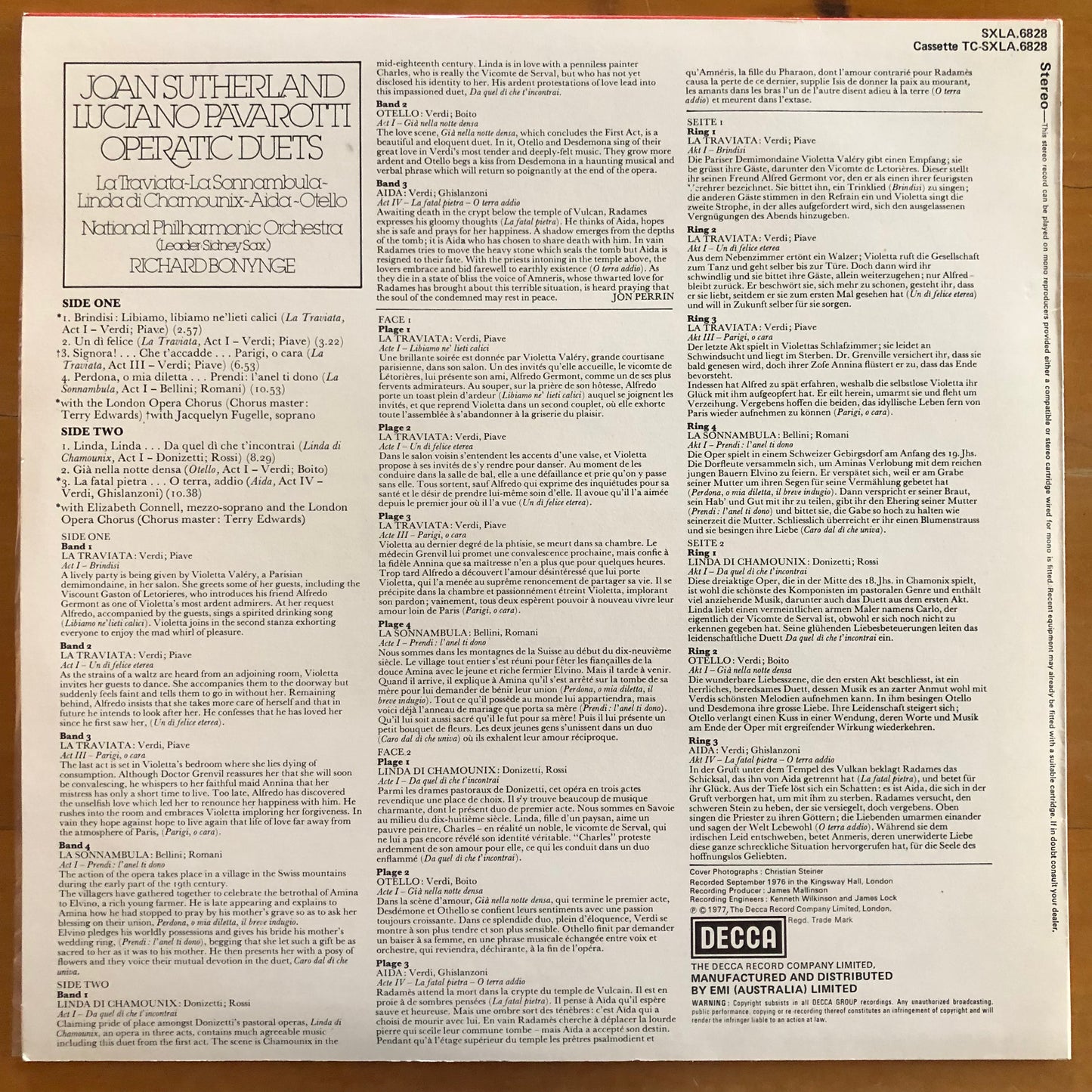 Joan Sutherland and Luciano Pavarotti - Operatic Duets
