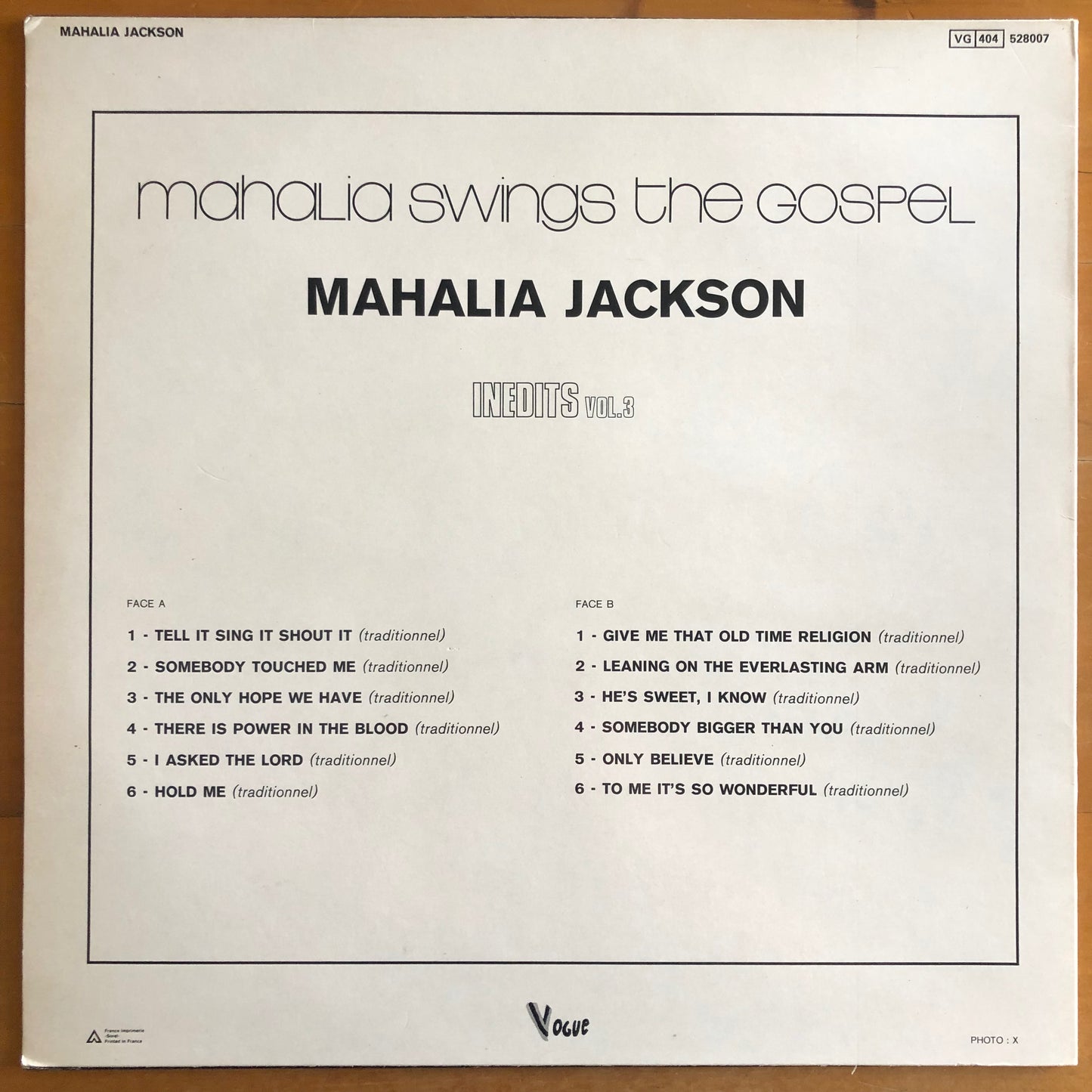 Mahalia Jackson - Mahalia Swings The Gospel Vol. 3
