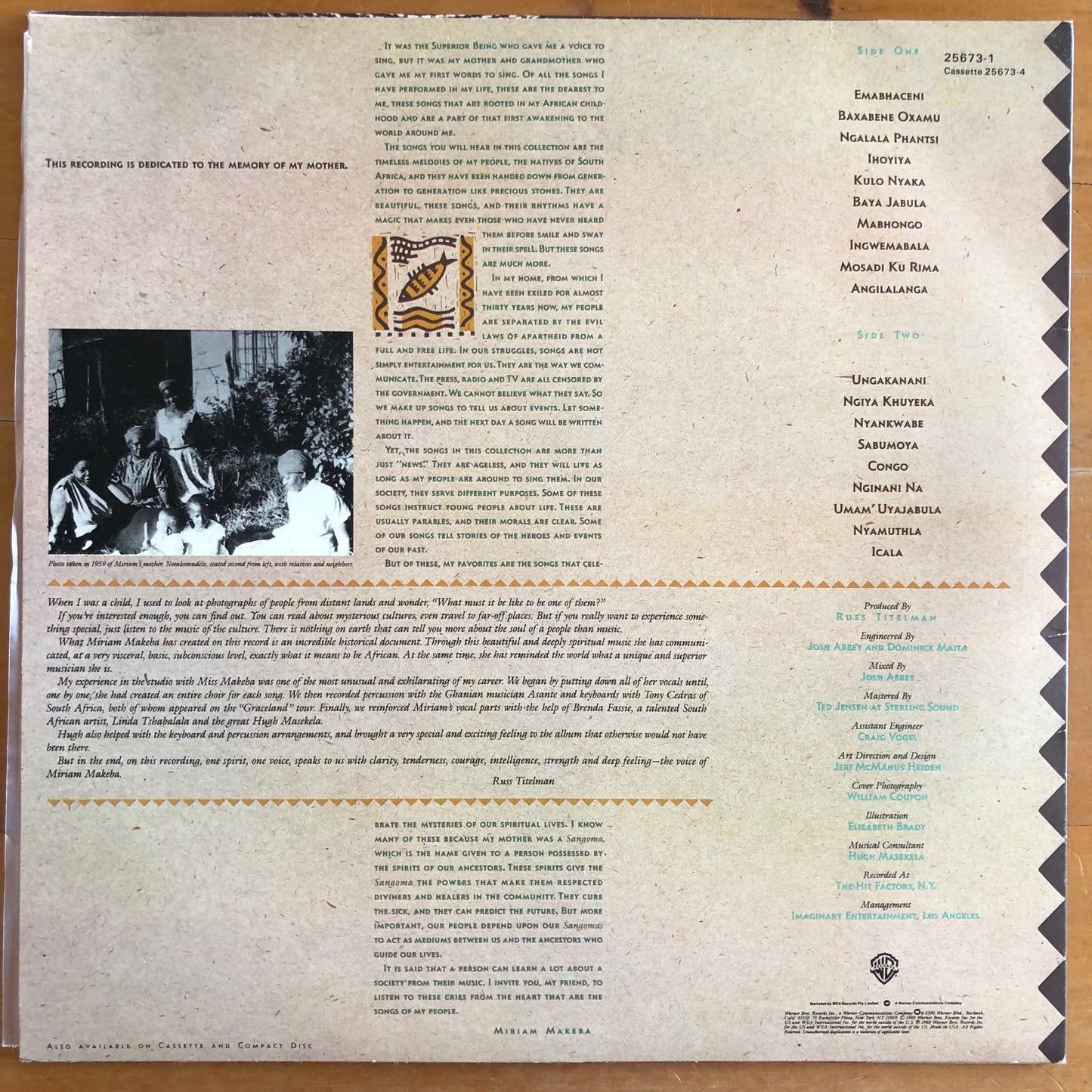 Miriam Makeba - Sangoma