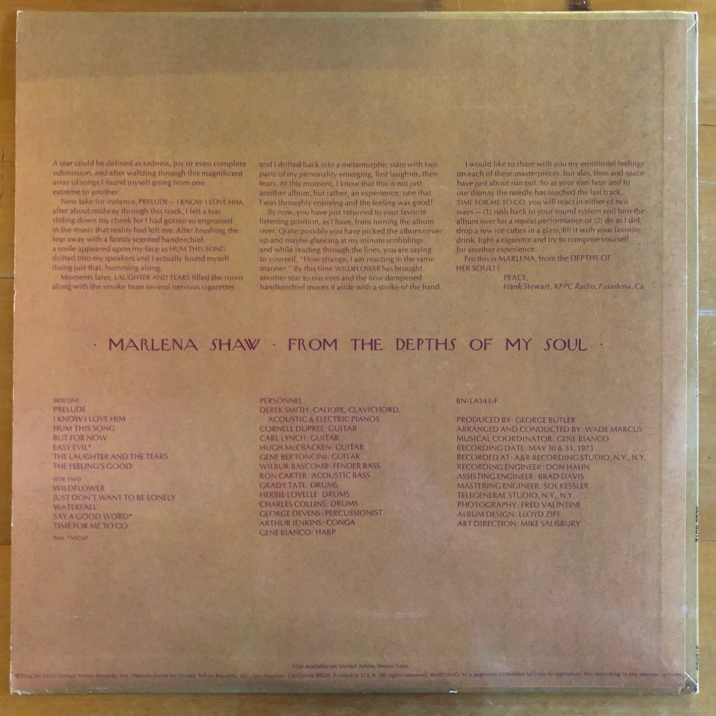 Marlena Shaw - From The Depths Of My Soul