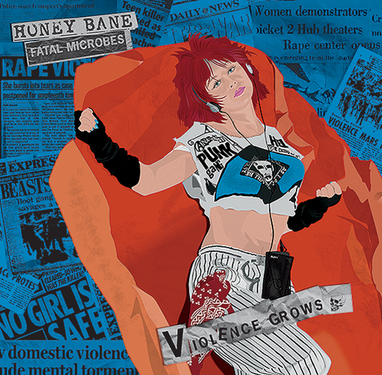 Honey Bane - Violence Grows 12"