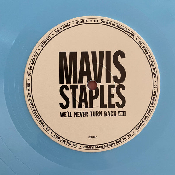 Mavis Staples - We'll Never Turn Back (Aqua Blue)