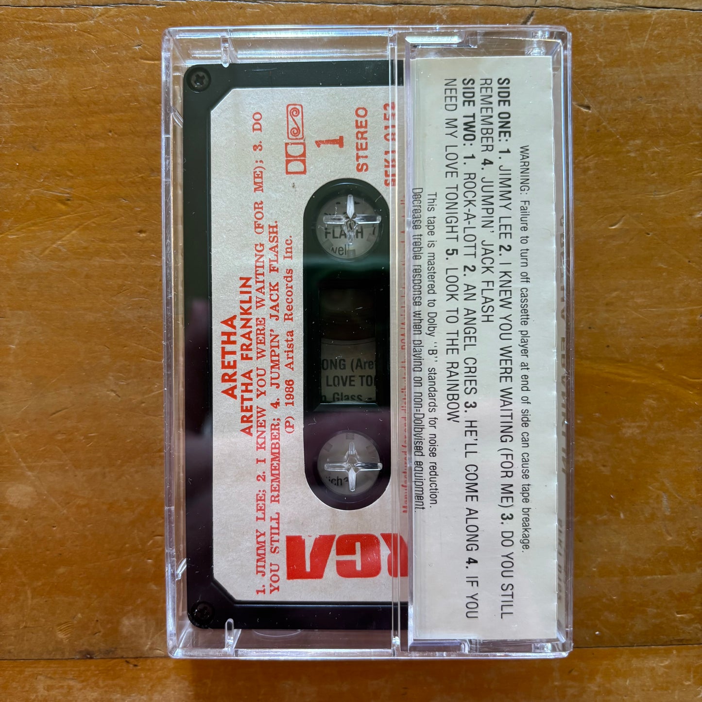 Aretha Franklin - Aretha (cassette)